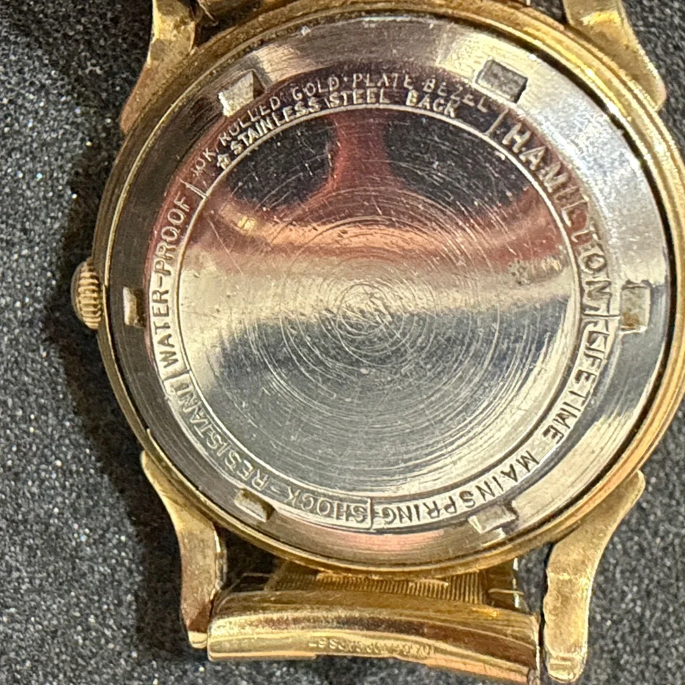 Vintage Hamilton Automatic Gold Classic Timepiece Watch